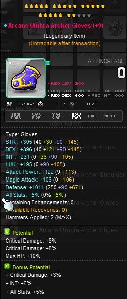 perfect 19% crit 22* gloves